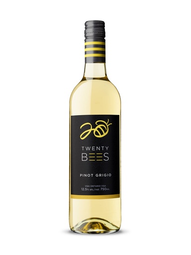 [60707] 20 Bees Pinot Grigio VQA - 750 ml bottle