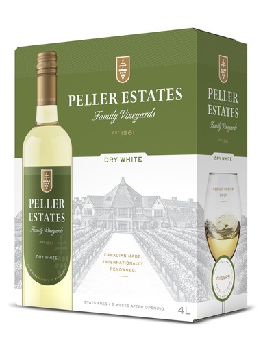 [589051] Peller Family Vineyards Dry White - 4000 ml bagnbox