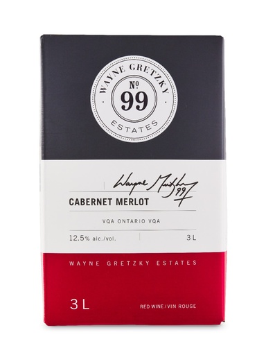 [18393] Wayne Gretzky Cabernet Merlot VQA - 3000 ml bagnbox