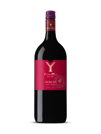 [572370] Yvon Mau Merlot Pays d'Aude - 1500 ml bottle