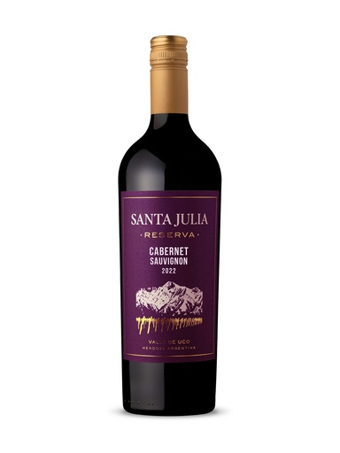 [25010] Santa Julia Reserva Cabernet Sauvignon - 750 ml bottle