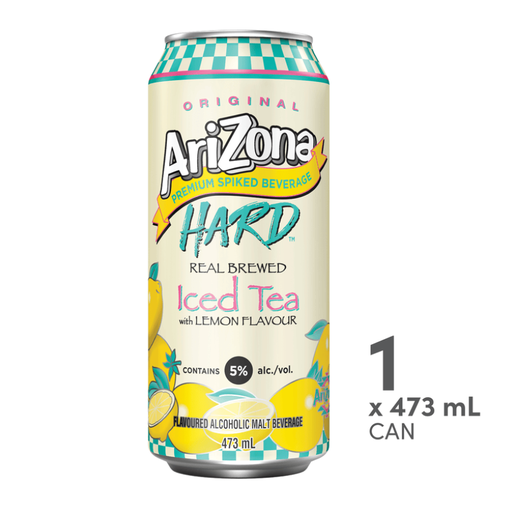 ARIZONA HARD LEMON ICE TEA 1 X Can 473 ml 