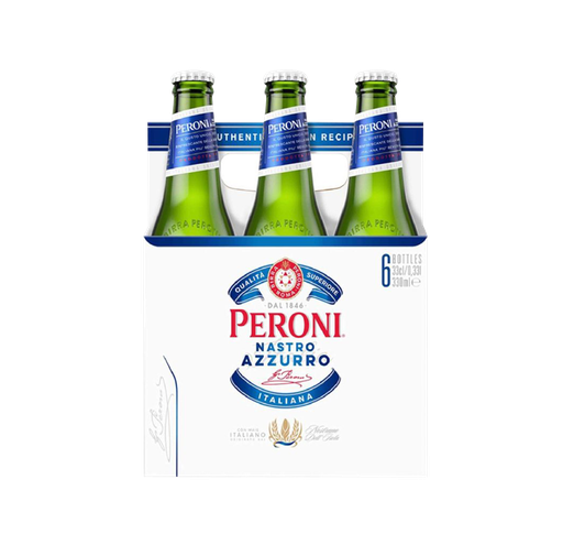 PERONI NASTRO AZZURRO 6 X Bottle 330 ml 