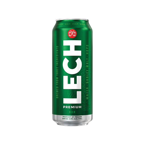 LECH BEER 1 X Can 500 ml 